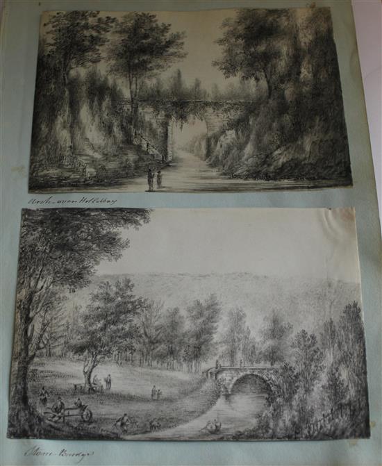 Two 19th Century pencil sketches